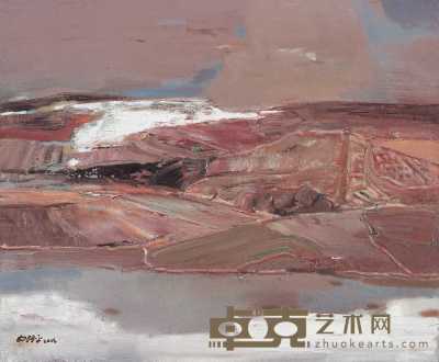 白羽平 2002年作 风景 50×60cm